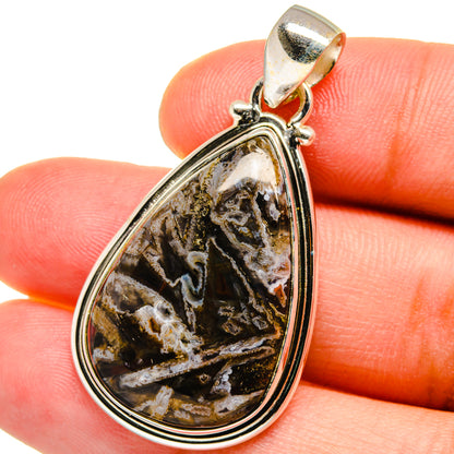 Turkish Tube Agate Pendants handcrafted by Ana Silver Co - PD14881