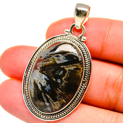 Turkish Tube Agate Pendants handcrafted by Ana Silver Co - PD14883