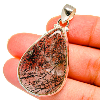 Tourmalinated Quartz Pendants handcrafted by Ana Silver Co - PD14887