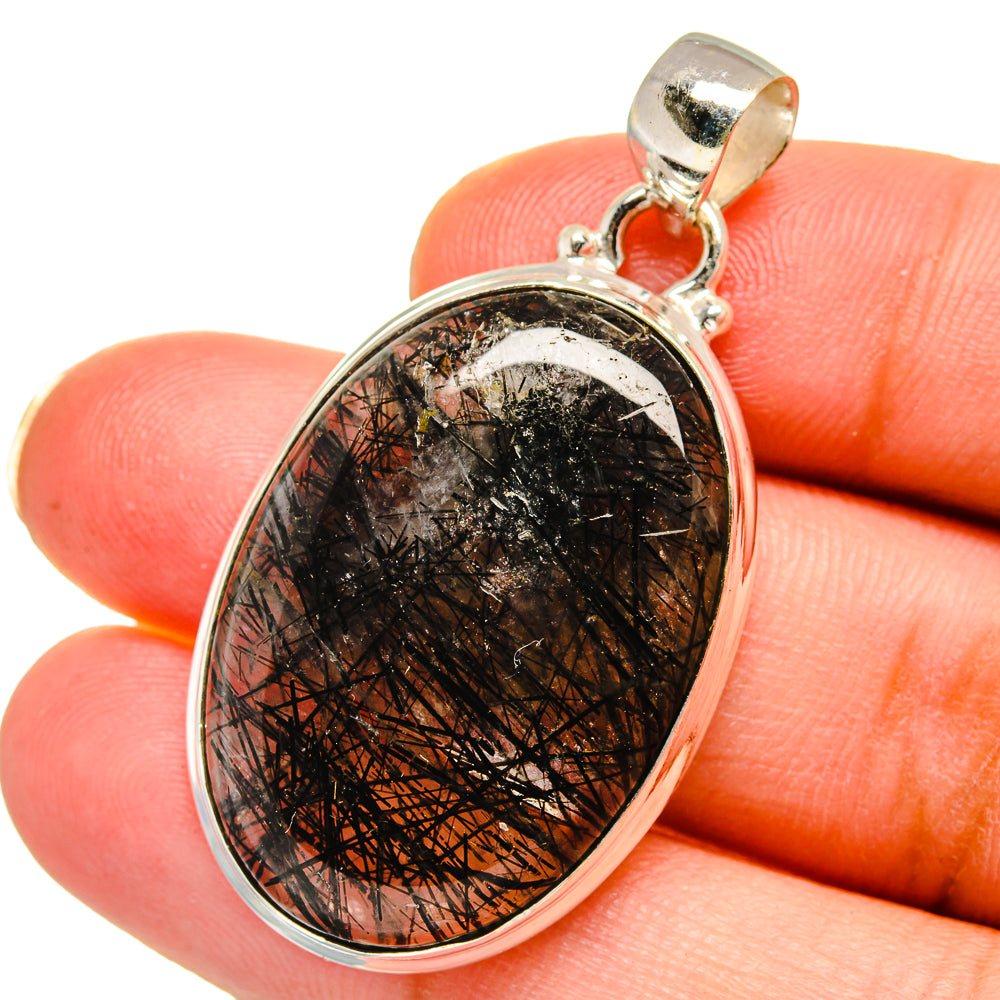 Tourmalinated Quartz Pendants handcrafted by Ana Silver Co - PD14892