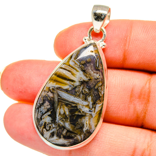 Turkish Tube Agate Pendants handcrafted by Ana Silver Co - PD14893