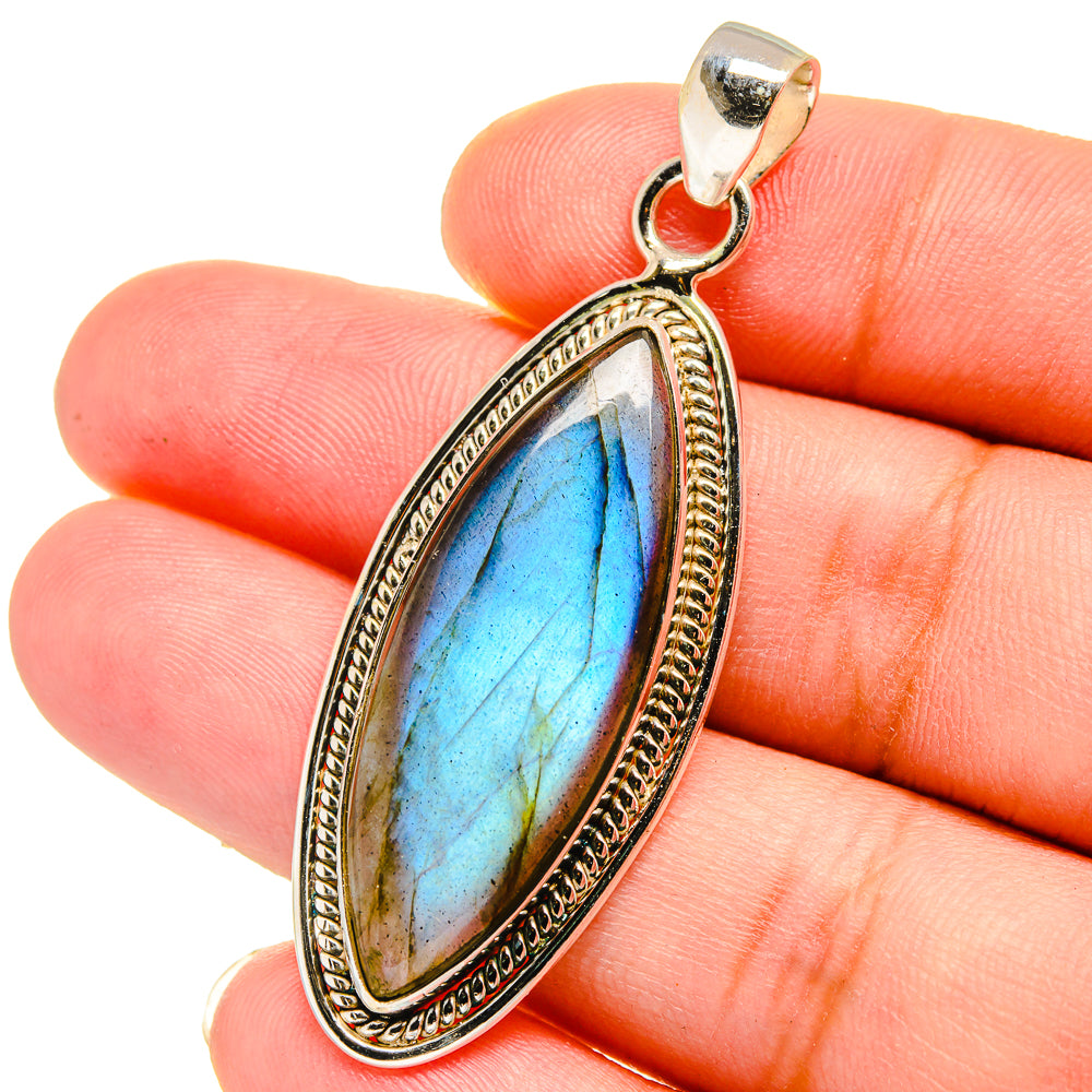 Labradorite Pendants handcrafted by Ana Silver Co - PD14897