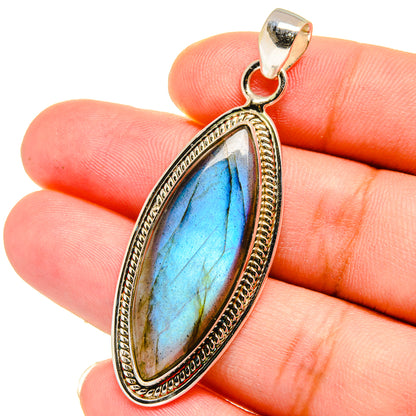 Labradorite Pendants handcrafted by Ana Silver Co - PD14897