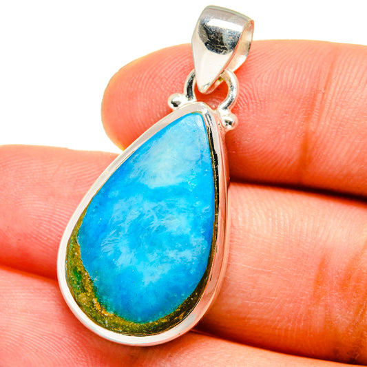 Chrysocolla Pendants handcrafted by Ana Silver Co - PD14908