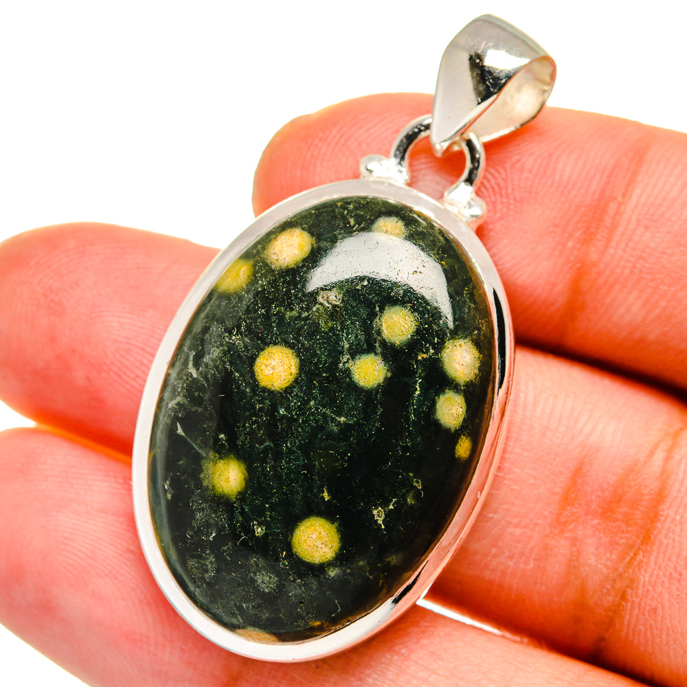 Ocean Jasper Pendants handcrafted by Ana Silver Co - PD14918