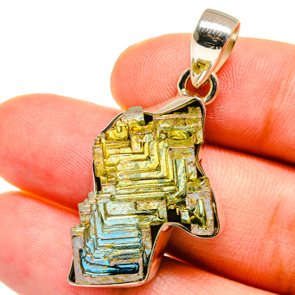 Bismuth Crystal Pendants handcrafted by Ana Silver Co - PD14920