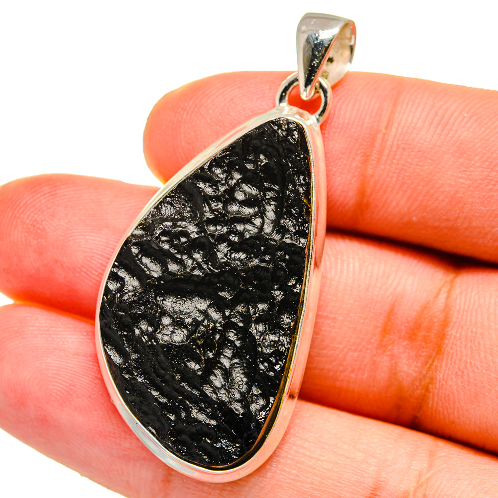 Tektite Pendants handcrafted by Ana Silver Co - PD14921