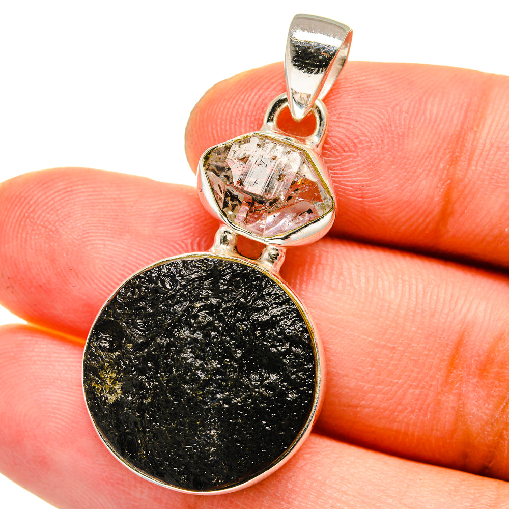 Tektite Pendants handcrafted by Ana Silver Co - PD14922