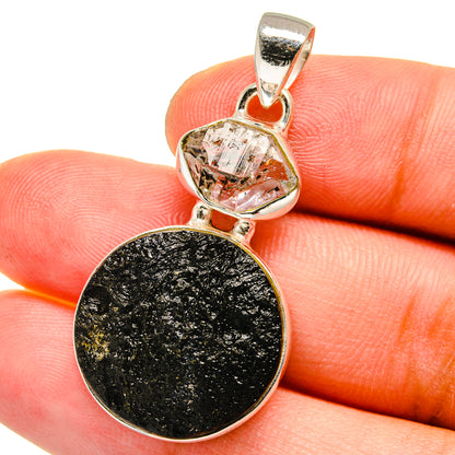 Tektite Pendants handcrafted by Ana Silver Co - PD14922
