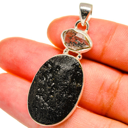 Tektite Pendants handcrafted by Ana Silver Co - PD14924