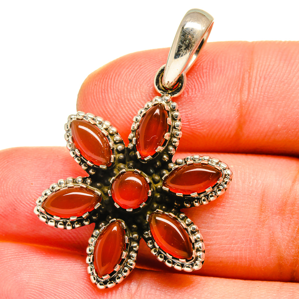 Carnelian Pendants handcrafted by Ana Silver Co - PD14939