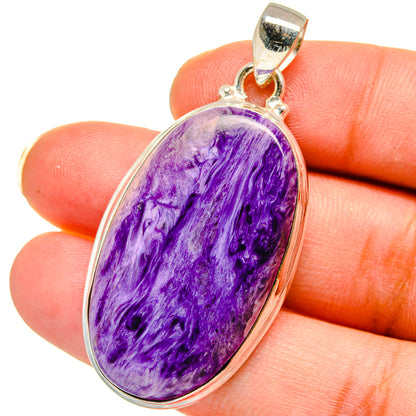 Charoite Pendants handcrafted by Ana Silver Co - PD14945