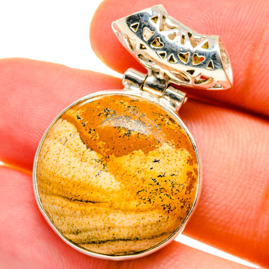 Picture Jasper Pendants handcrafted by Ana Silver Co - PD14950