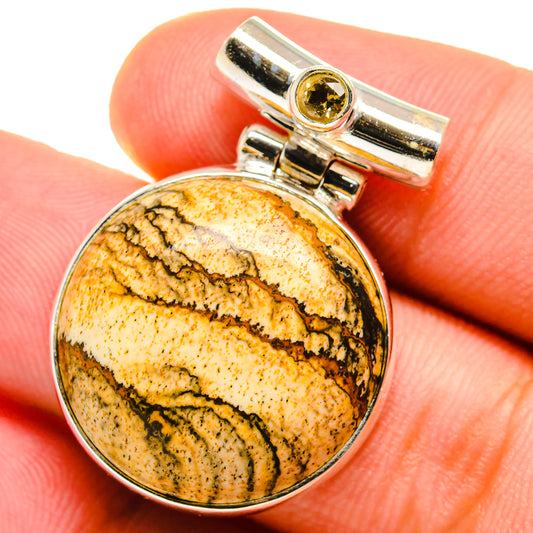 Picture Jasper Pendants handcrafted by Ana Silver Co - PD14954