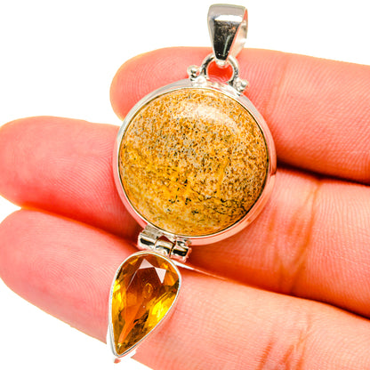 Picture Jasper Pendants handcrafted by Ana Silver Co - PD14956