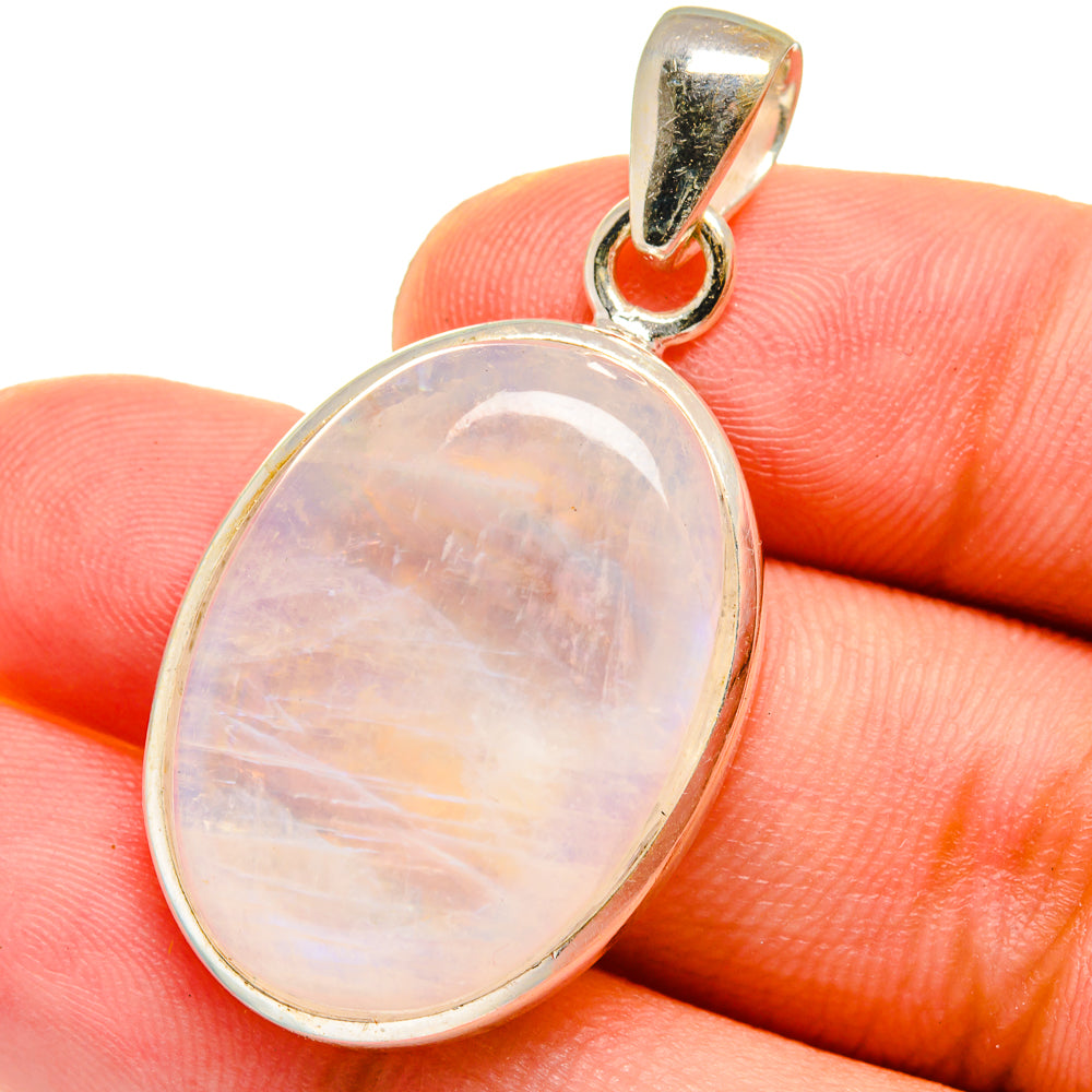 Rainbow Moonstone Pendants handcrafted by Ana Silver Co - PD14967