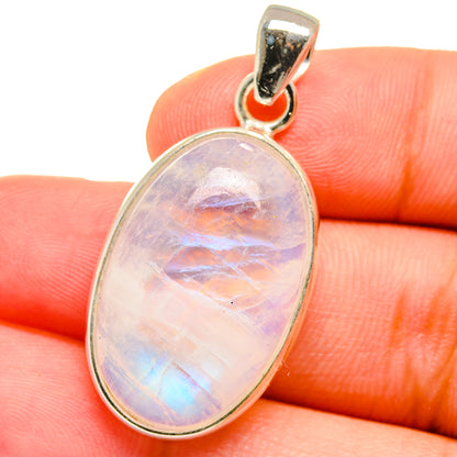 Rainbow Moonstone Pendants handcrafted by Ana Silver Co - PD14974