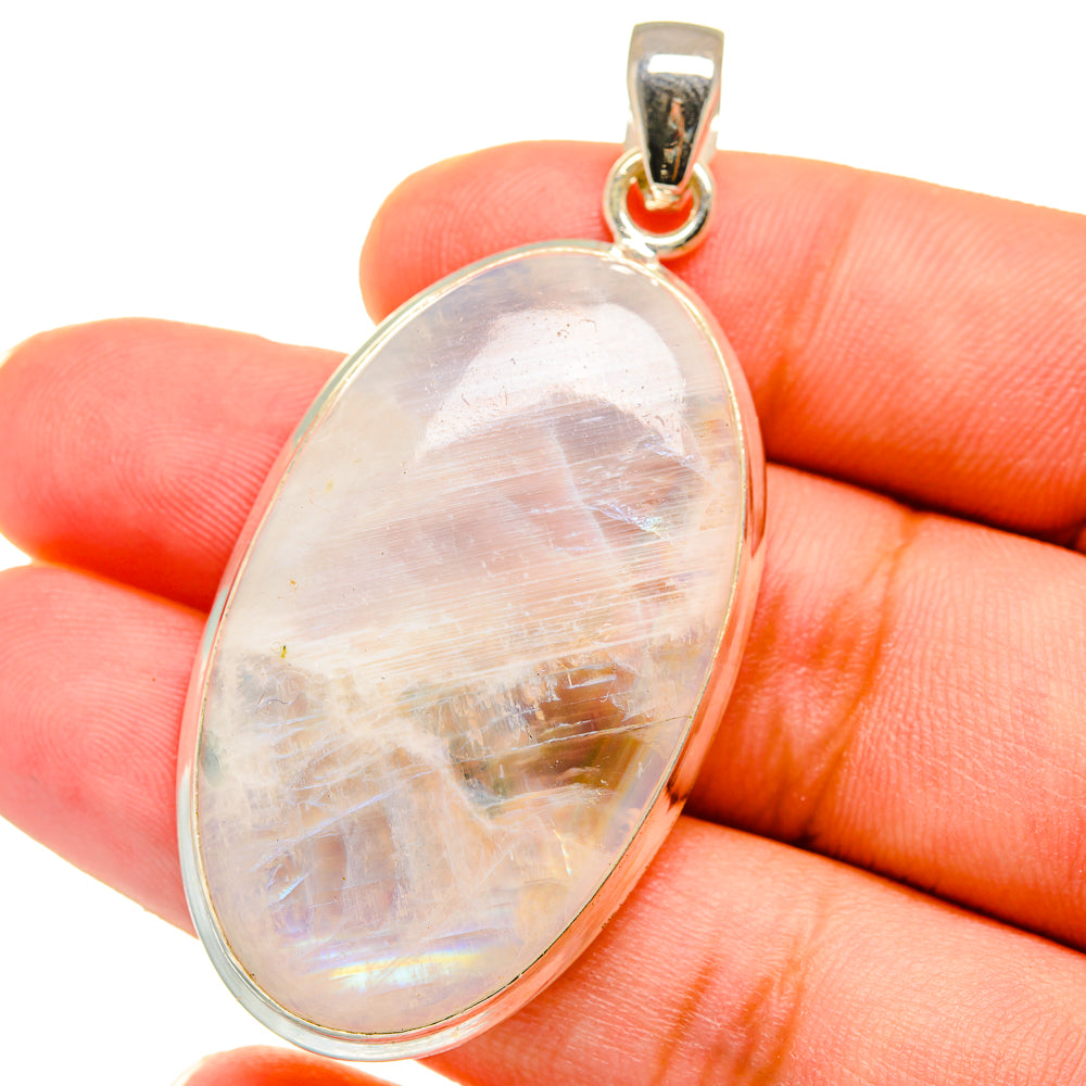 Rainbow Moonstone Pendants handcrafted by Ana Silver Co - PD14982