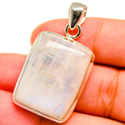 Rainbow Moonstone Pendants handcrafted by Ana Silver Co - PD14983