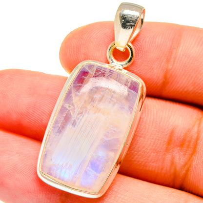 Rainbow Moonstone Pendants handcrafted by Ana Silver Co - PD14984