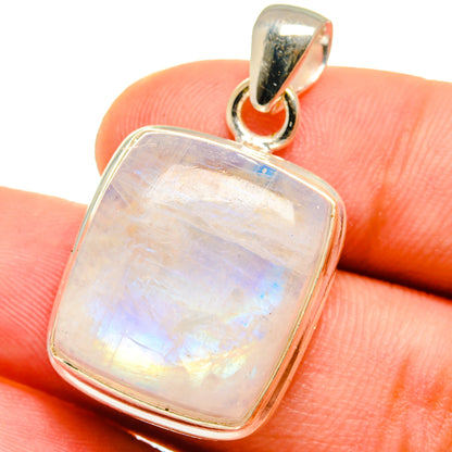 Rainbow Moonstone Pendants handcrafted by Ana Silver Co - PD14985