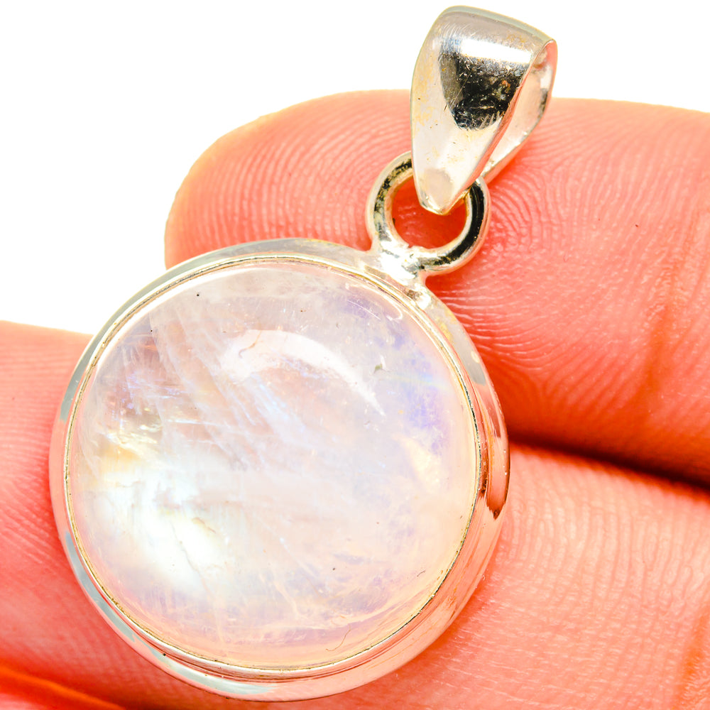 Rainbow Moonstone Pendants handcrafted by Ana Silver Co - PD14989