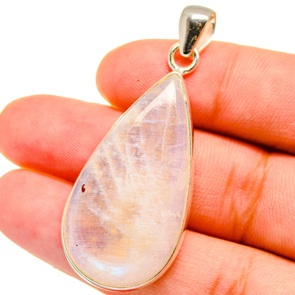 Rainbow Moonstone Pendants handcrafted by Ana Silver Co - PD14990
