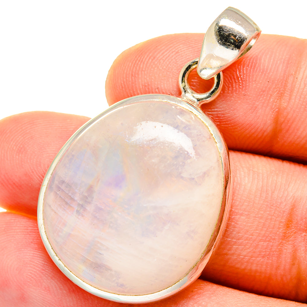 Rainbow Moonstone Pendants handcrafted by Ana Silver Co - PD14991