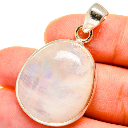 Rainbow Moonstone Pendants handcrafted by Ana Silver Co - PD14991