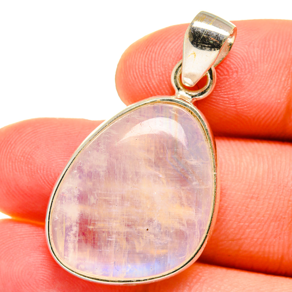 Rainbow Moonstone Pendants handcrafted by Ana Silver Co - PD14993