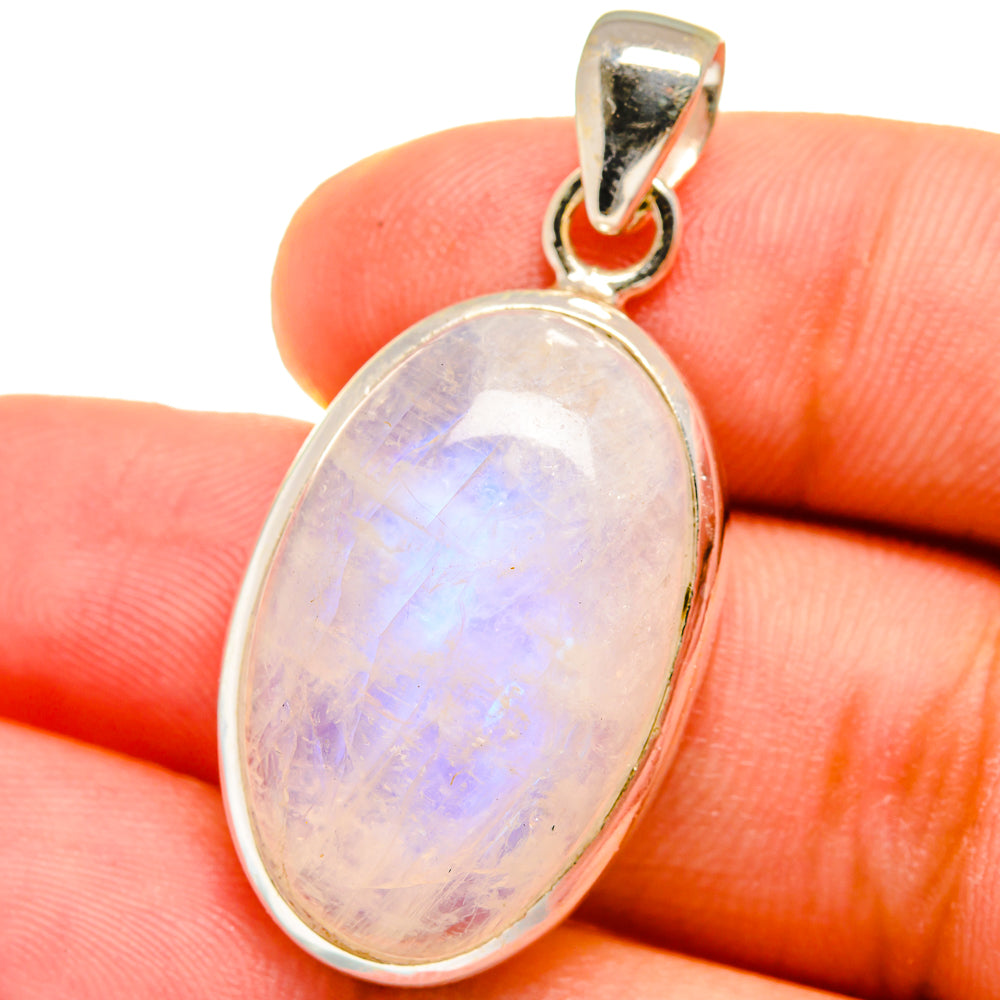 Rainbow Moonstone Pendants handcrafted by Ana Silver Co - PD15000