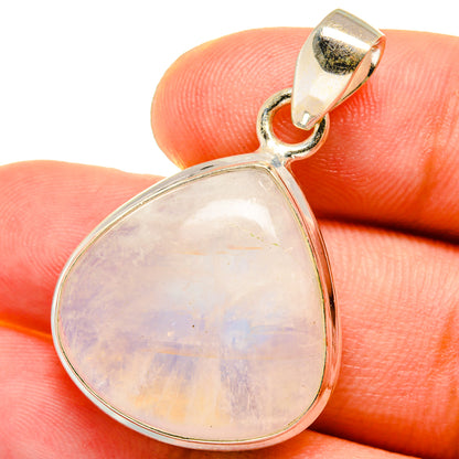 Rainbow Moonstone Pendants handcrafted by Ana Silver Co - PD15004