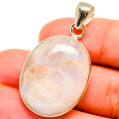 Rainbow Moonstone Pendants handcrafted by Ana Silver Co - PD15005