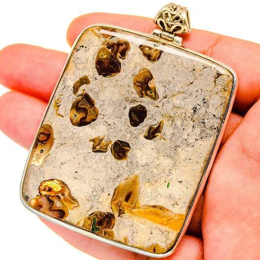 Turritella Agate Pendants handcrafted by Ana Silver Co - PD15046