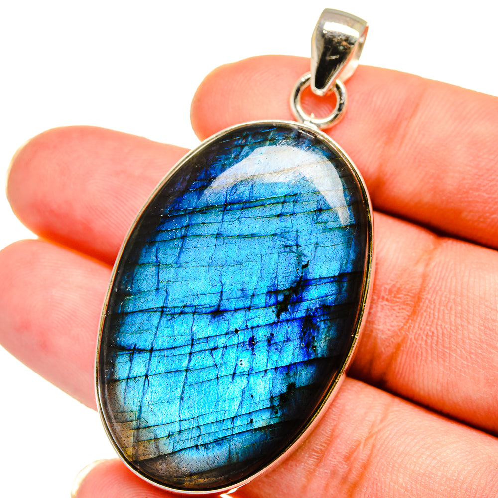 Labradorite Pendants handcrafted by Ana Silver Co - PD15048