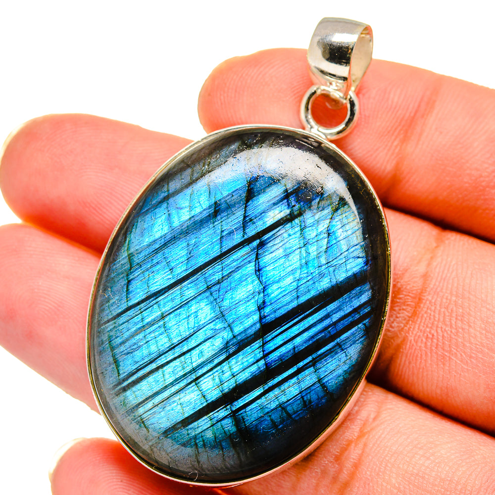 Labradorite Pendants handcrafted by Ana Silver Co - PD15049