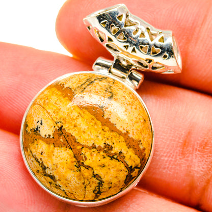 Picture Jasper Pendants handcrafted by Ana Silver Co - PD15056