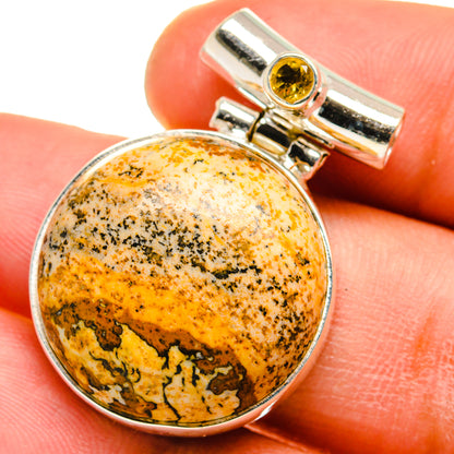 Picture Jasper Pendants handcrafted by Ana Silver Co - PD15057