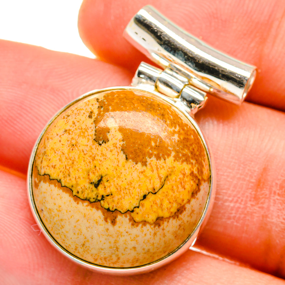 Picture Jasper Pendants handcrafted by Ana Silver Co - PD15058