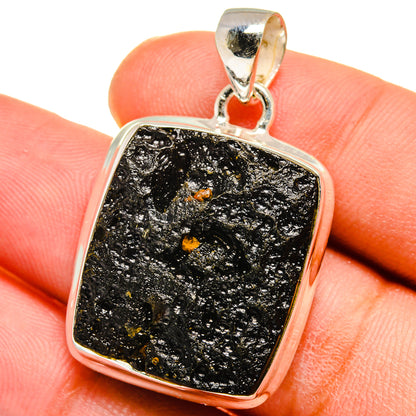 Tektite Pendants handcrafted by Ana Silver Co - PD15065
