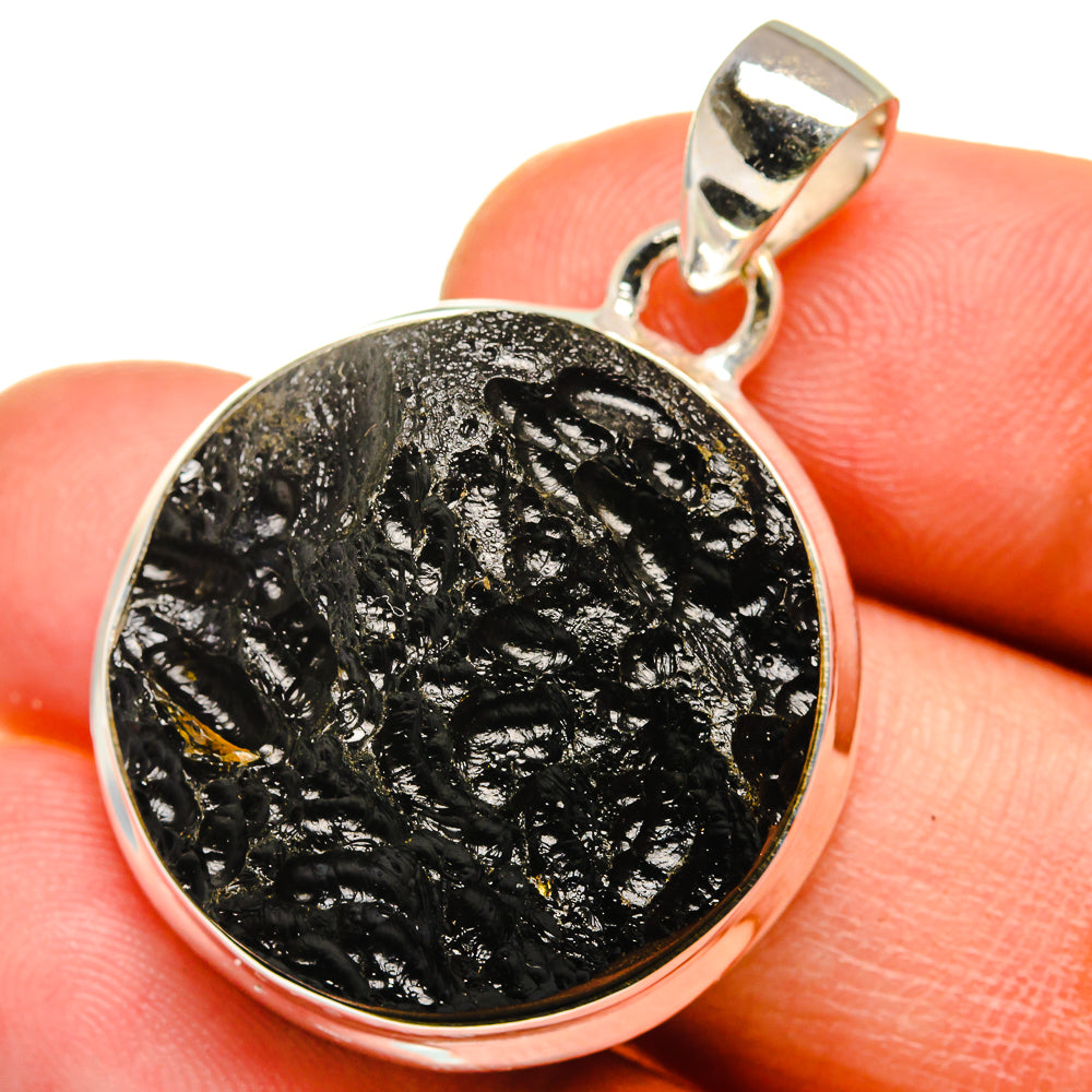 Tektite Pendants handcrafted by Ana Silver Co - PD15066