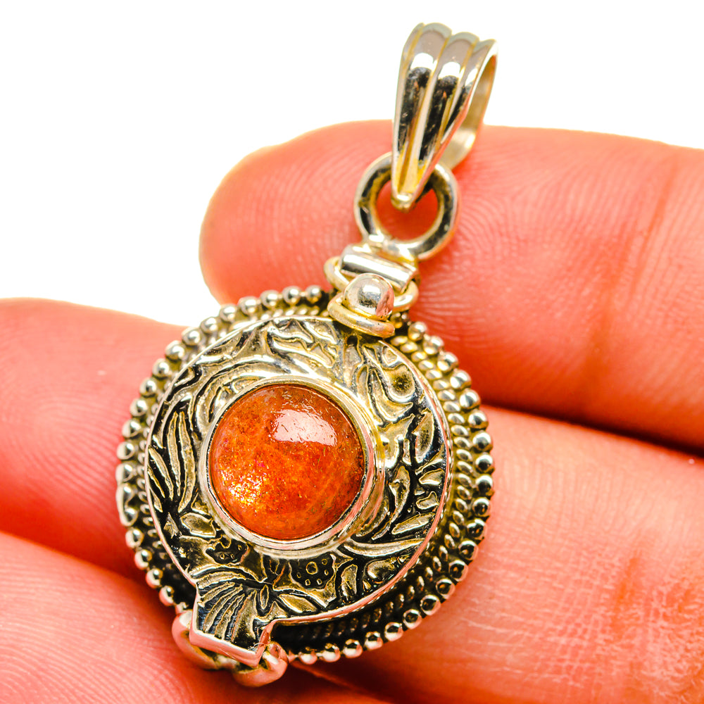 Sunstone Pendants handcrafted by Ana Silver Co - PD15070