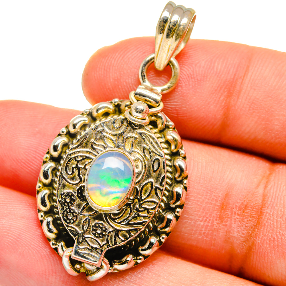 Ethiopian Opal Pendants handcrafted by Ana Silver Co - PD15071