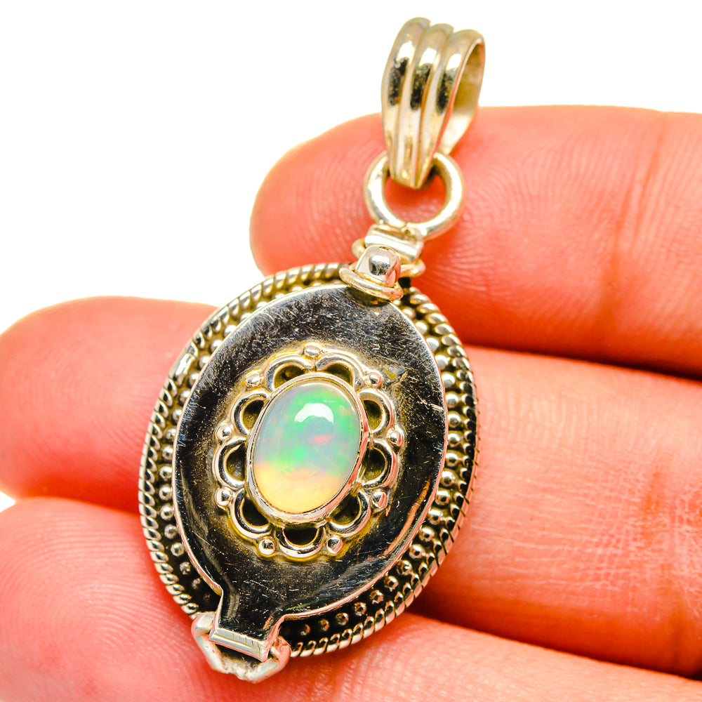 Ethiopian Opal Pendants handcrafted by Ana Silver Co - PD15072