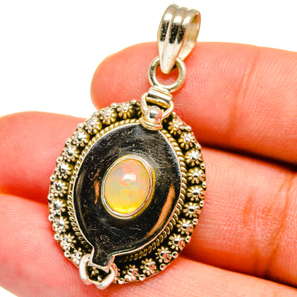 Ethiopian Opal Pendants handcrafted by Ana Silver Co - PD15073