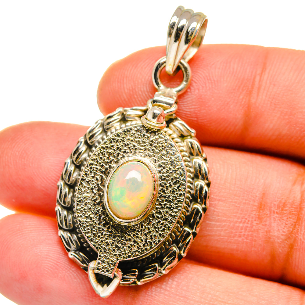 Ethiopian Opal Pendants handcrafted by Ana Silver Co - PD15074