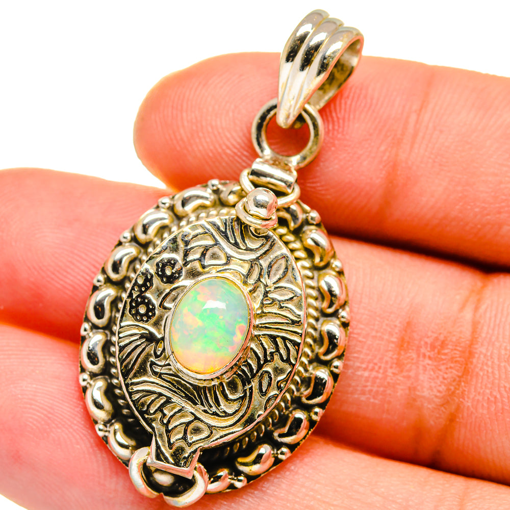 Ethiopian Opal Pendants handcrafted by Ana Silver Co - PD15082