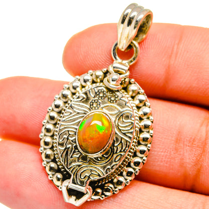 Ethiopian Opal Pendants handcrafted by Ana Silver Co - PD15083