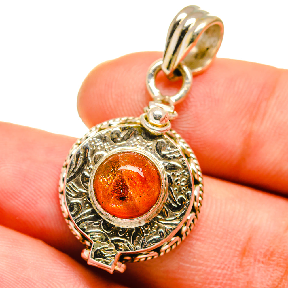 Sunstone Pendants handcrafted by Ana Silver Co - PD15088