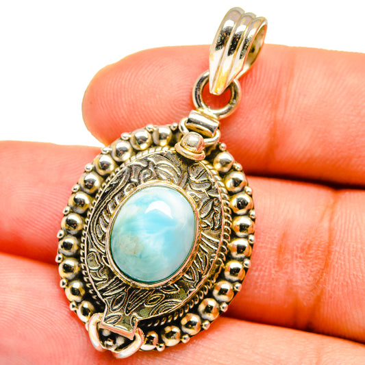 Larimar Pendants handcrafted by Ana Silver Co - PD15092